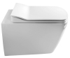Sapho GLANC závěsná WC mísa, Rimless, 37x51, 5cm, bílá GC321