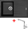 Granitový dřez Sinks BEST 780 Pureblack+MIX 350P BE78026M350PCL