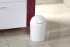 Aqualine Odpadkový koš výklopný, 5l, plast, bílá 20309