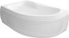 Aqualine CIDLINA 150 vana 150x105x45cm, levá, bílá G3618