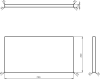 Sapho WOODY deska 700x28x360mm, masiv přírodní dub WD076-70