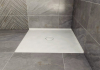 Polysan MIRAI sprchová vanička z litého mramoru, obdélník 100x90x1, 8cm, pravá, bílá 73172