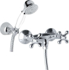 Mereo Sprchová nástěnná baterie, Retro Viktorie, 100 mm, s příslušenstvím, chrom CBL601A