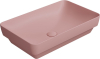 GSI PURA keramické umyvadlo na desku 60x38cm, blush mat 883724