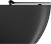 GSI PURA WC mísa stojící, Swirlflush, 36x55cm, spodní/zadní odpad, černá dual-mat 880326