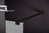 Polysan MODULAR SHOWER BLACK jednodílná zástěna pevná k instalaci na zeď, 1000 mm MS1-100B