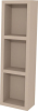 Mereo Aira, koupelnová skříňka 20 cm, horní, policová, Multidecor, Šedý kámen CN796SSEKA