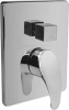 Mereo Sprchová podomítková baterie s přepínačem, Sonáta, Mbox, hranatý kryt, chrom CB60106C