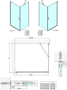 Polysan ZOOM čtvercový sprchový kout 1000x1000mm, L/P varianta ZL1210ZL3210