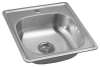 Aqualine Nerezový vestavný dřez 48x18x48cm AQ4848B