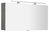 Sapho CLOE galerka s LED osvětlením 100x50x18cm, dub stříbrný CE100-0011
