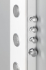 Polysan SPIRIT ROUND termostatický sprchový panel 250x1550mm, bílá 71151