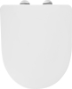 Aqualine JALTA WC sedátko, Soft Close, Easy Take, bílá PBS103
