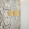 Gelco TRINITY GOLD MATT čtvercový sprchový kout 1100x1100mm, rohový vstup, čiré sklo GT2211-11C-G