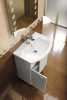 Aqualine ZERO keramické umyvadlo nábytkové 55x43, 5cm, bílá 6055