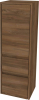 Mereo Opto koupelnová skříňka vysoká 125 cm, pravé otevírání, Multidecor, Ořech Pacifik tabákový CN995POPT2