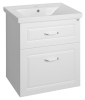 Aqualine FAVOLO umyvadlová skříňka 61, 5x72, 5x44cm, bílá mat FV265