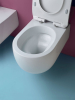 Kerasan FLO závěsná WC mísa, Rimless, 37x54cm, bílá 311101