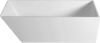 Polysan HERHIS volně stojící vana litý mramor 170x72x63cm, bílá 10613