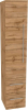 Mereo Bino, koupelnová skříňka vysoká 163 cm, levá, Multidecor, Dub Wotan CN697DWOT