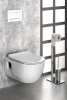 Sapho BRILLA CLEANWASH závěsná WC mísa s bidetovou sprškou, Rimless, 36, 5x53cm, bílá 100612