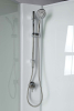 Aqualine AIGO čtvrtkruhový sprchový box 900x900x2040 mm, bílý profil, čiré sklo YB93