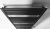 Aqualine TONDI-E elektrické otopné těleso rovné 450x1690 mm, 600 W, černá mat DE446T