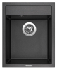Granitový dřez Sinks CLASSIC 400 Metalblack + Elasta nerez/černá G21474