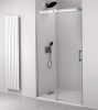 Polysan THRON ROUND sprchové dveře 1600 mm, kulaté pojezdy, čiré sklo TL5016-5005
