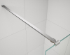 Polysan ESCA CHROME jednodílná sprchová zástěna do prostoru, kouřové matné sklo, 1500 mm ES1415-05