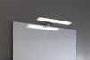 Sapho MIRAKA LED svítidlo 5W, 230V, 300x35x120mm, IP44, akryl, chrom MR300