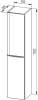 Mereo Mailo, koupelnová skříňka vysoká 170 cm, černé madlo, Multidecor, Light Rock Hickory CN594LPBLRH1