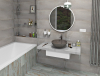 Sapho AVICE deska pod umyvadlo 170x50cm, tl.5cm, dub Rover AV174