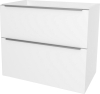 Mereo Mailo, koupelnová skříňka 61 cm, chrom madlo, Multidecor, Bílá lesk perlička CN590SBIEL