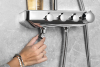 Aqualine FARRAO sprchový sloup s baterií a napouštěním, chrom SL450
