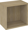 Sapho ESPACE otevřená policová skříňka 35x35x22cm, jilm bardini ESC150-1313