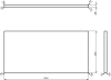Sapho WOODY deska 1000x28x500mm, masiv přírodní dub WD100-70
