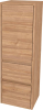 Mereo Opto koupelnová skříňka vysoká 125 cm, levé otevírání, Multidecor, Light Select Walnut CN995LLSW1