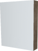 Mereo Koupelnová skříňka zrcadlová 60 cm, galerka, 1x dvířka levá, Multidecor, Beton Chicago tm šedý CN798G61BCS2