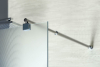 Aqualine WALK-IN zástěna jednodílná k instalaci na zeď, 700x1900 mm, sklo Brick WI070