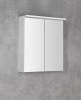 Aqualine KAWA STRIP galerka s LED osvětlením 60x70x22cm, bílá WGL60S