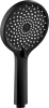 Sapho Ruční masážní sprcha, 4 režimy sprchování, silikon trysky, průměr 123mm, černá mat 1204-10B