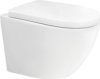 Mereo WC závěsné kapotované, Smart Flush RIMLESS, 490x370x360, keramické, vč. sedátka CSS126 VSD82T2