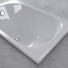 SMAVIT Sedací smaltovaná vana 105x70cm, bílá V105X70