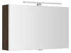 Sapho CLOE galerka s LED osvětlením 80x50x18cm, borovice rustik CE080-0016