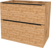 Mereo Mailo, koupelnová skříňka 61 cm, černé madlo, Multidecor, Dub Wotan CN590SBDWOT