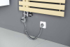 Sapho TWIN COMBI připojovací sada ventilů pro středové připojení, pravá, chrom CP461S