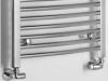 Aqualine ALYA otopné těleso oblé 500x1110mm, chrom LLC201