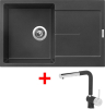 Granitový dřez Sinks ULTIMA 790 Metalblack + Mix 3 P GR G12474