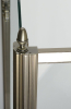 Gelco ANTIQUE boční stěna 1000mm, ČIRÉ sklo, bronz GQ5610C